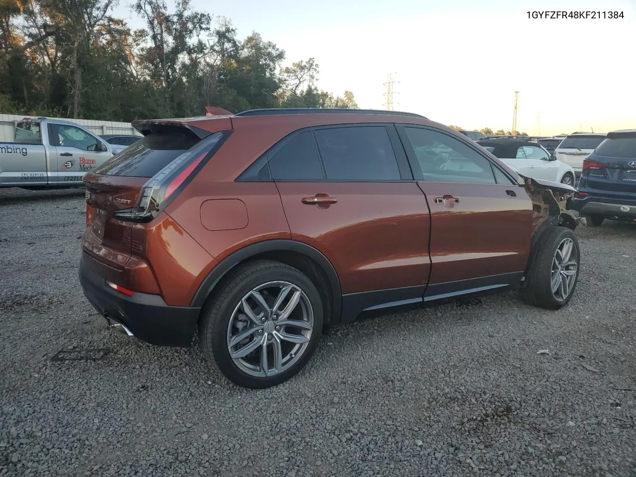 2019 Cadillac Xt4 Sport VIN: 1GYFZFR48KF211384 Lot: 80303694