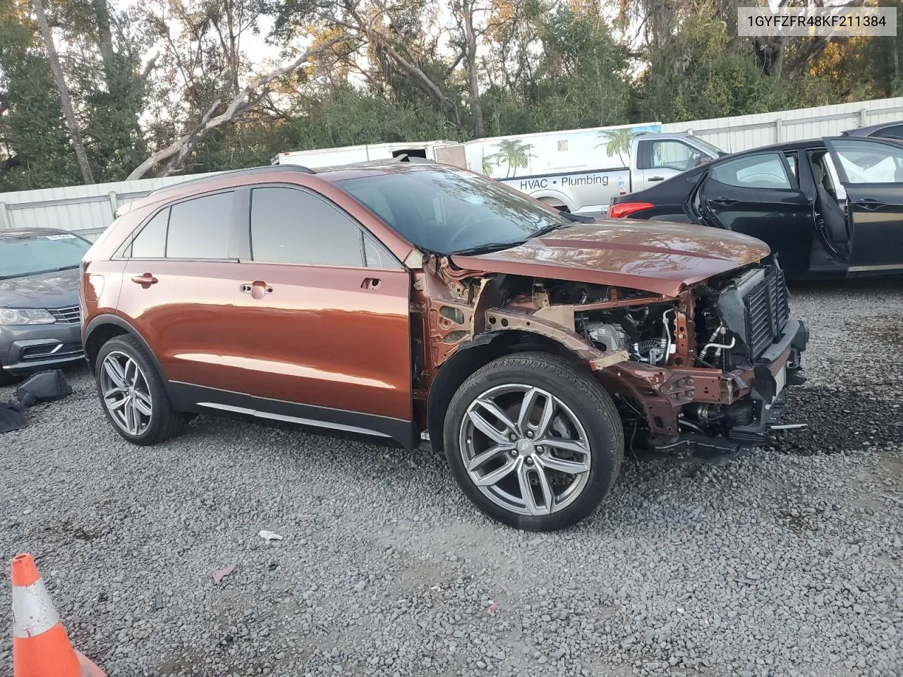 2019 Cadillac Xt4 Sport VIN: 1GYFZFR48KF211384 Lot: 80303694