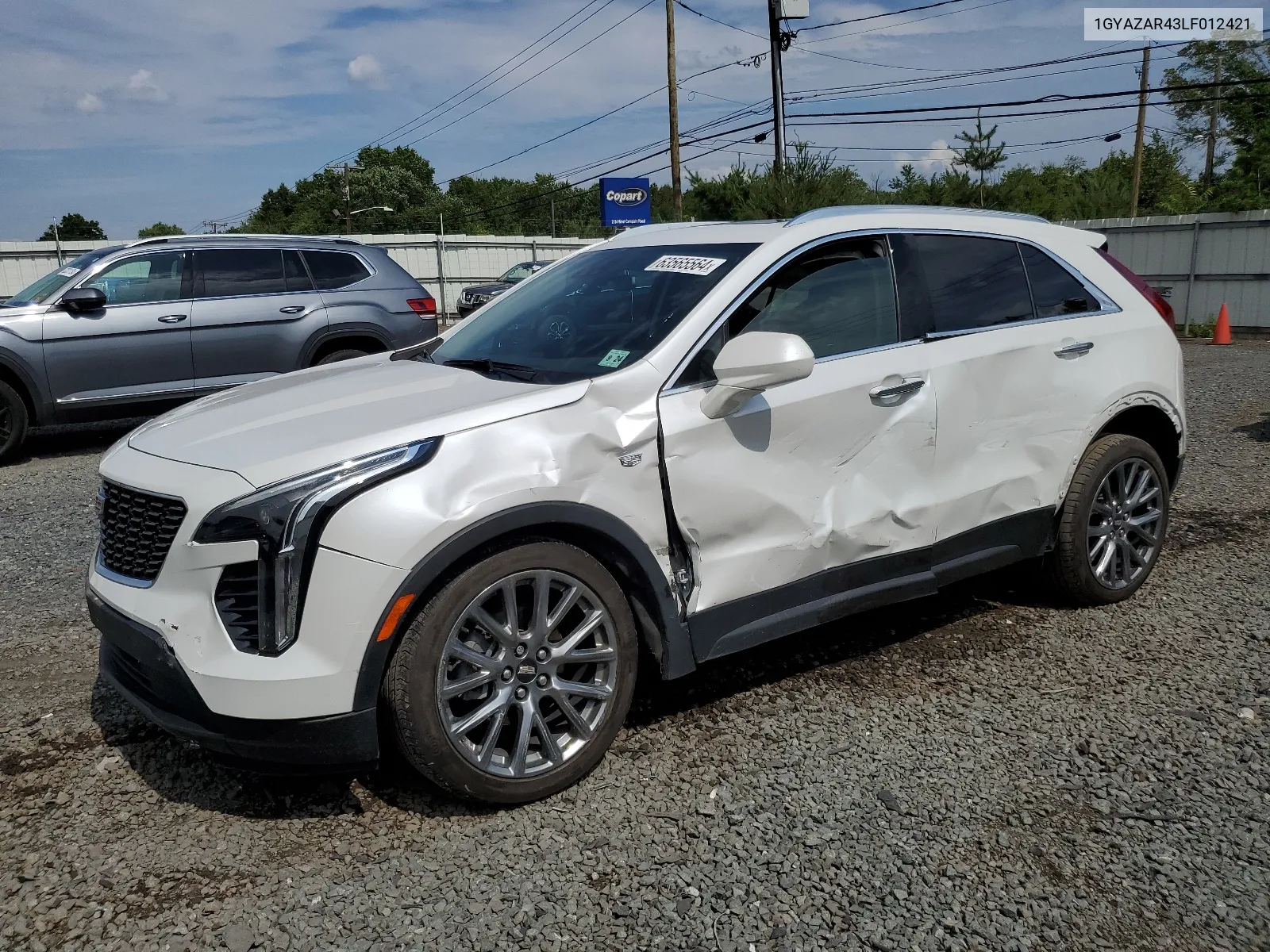 1GYAZAR43LF012421 2020 Cadillac Xt4 Luxury