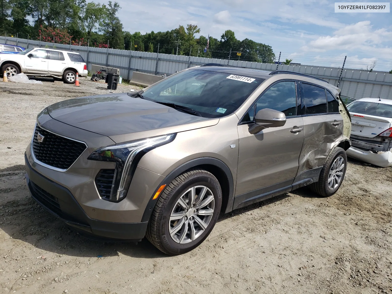 2020 Cadillac Xt4 Sport VIN: 1GYFZER41LF082397 Lot: 63991114