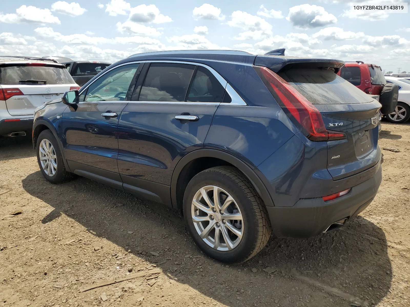 2020 Cadillac Xt4 Luxury VIN: 1GYFZBR42LF143819 Lot: 64486214