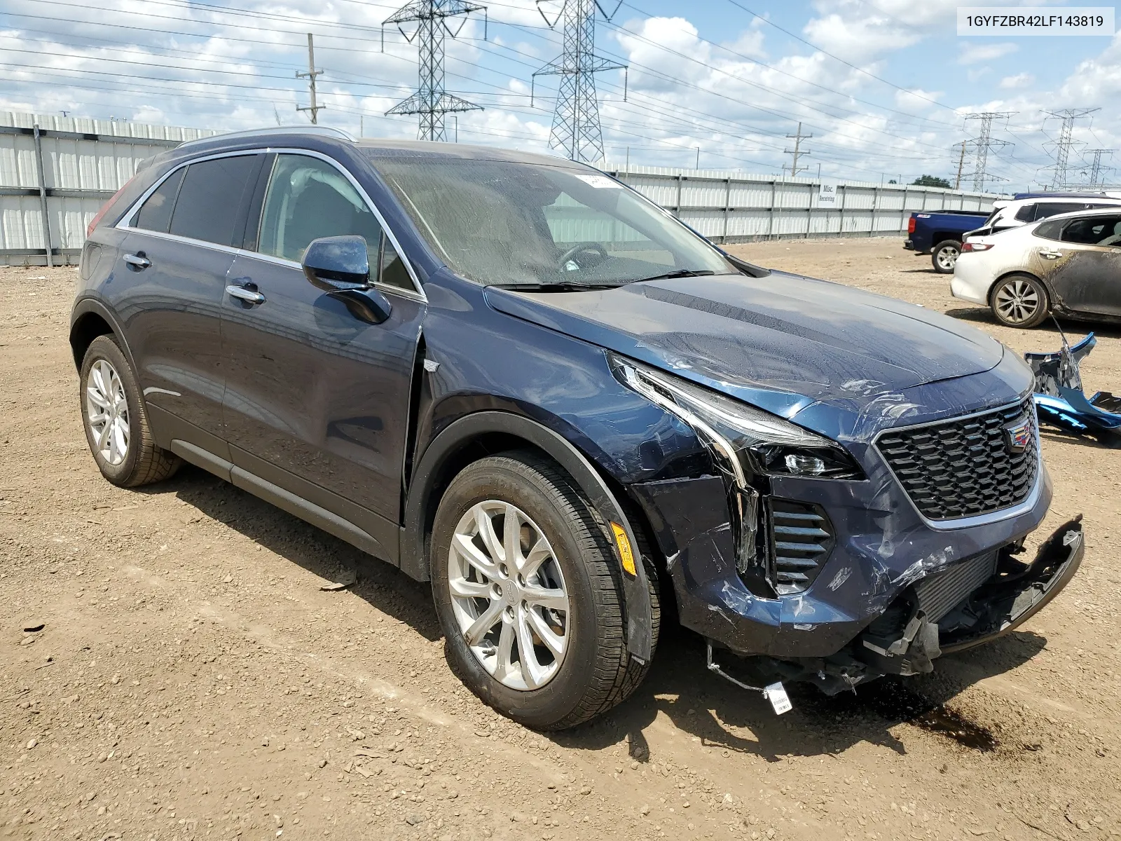 2020 Cadillac Xt4 Luxury VIN: 1GYFZBR42LF143819 Lot: 64486214