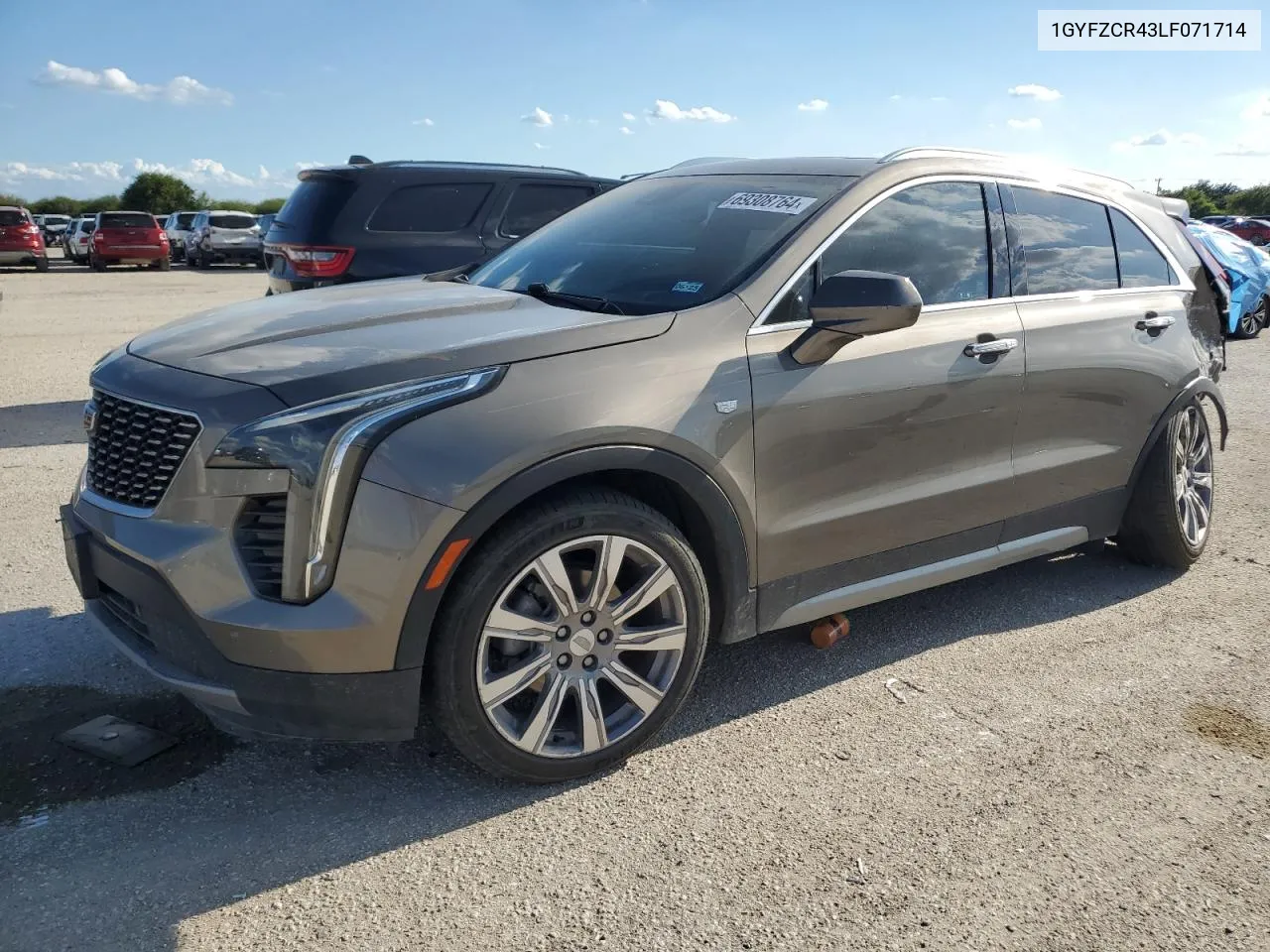 2020 Cadillac Xt4 Premium Luxury VIN: 1GYFZCR43LF071714 Lot: 69308764