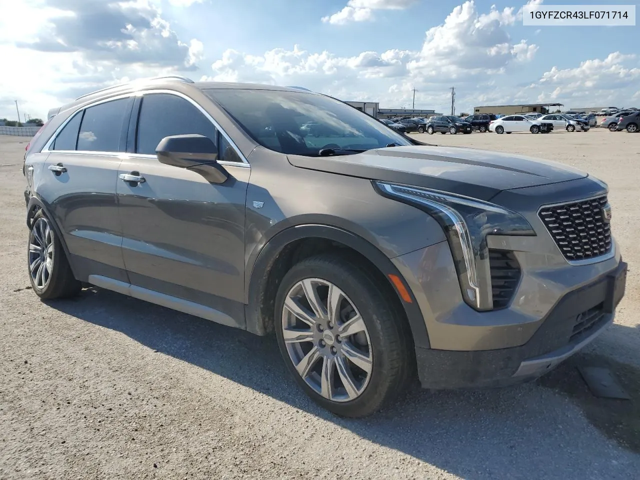 1GYFZCR43LF071714 2020 Cadillac Xt4 Premium Luxury