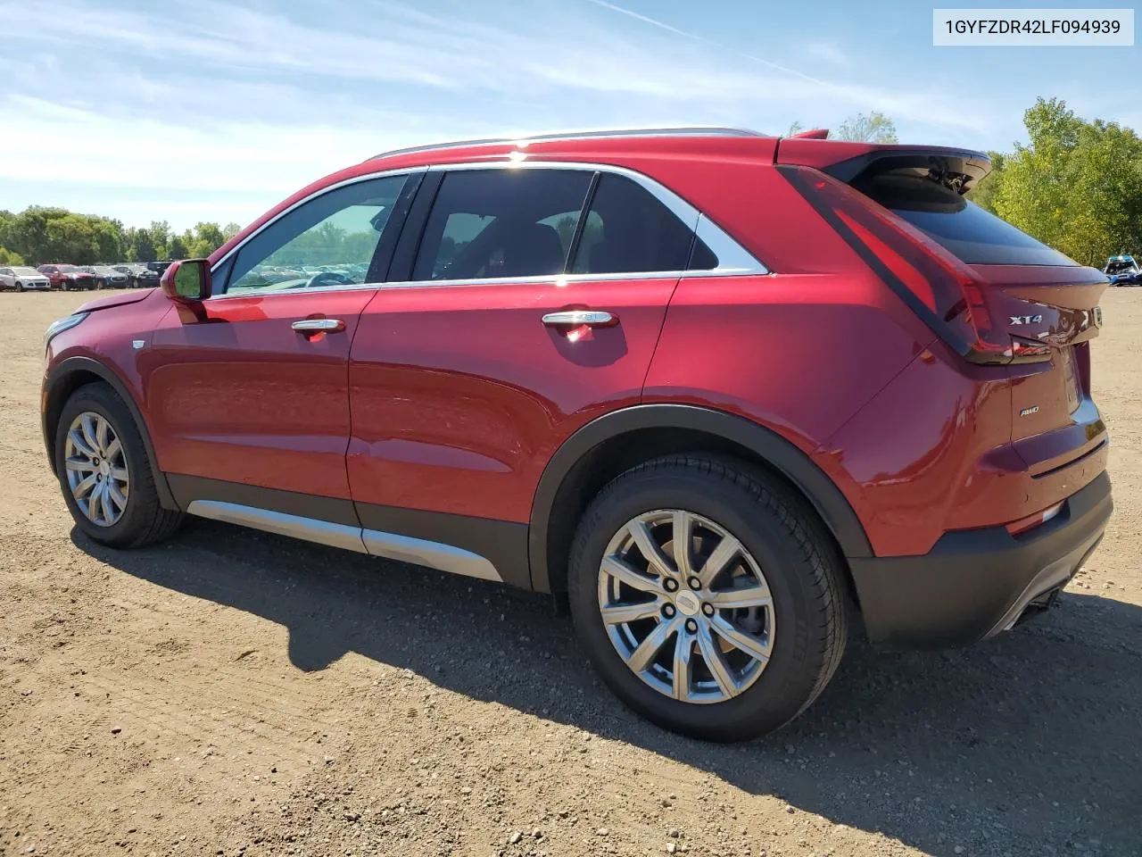 1GYFZDR42LF094939 2020 Cadillac Xt4 Premium Luxury