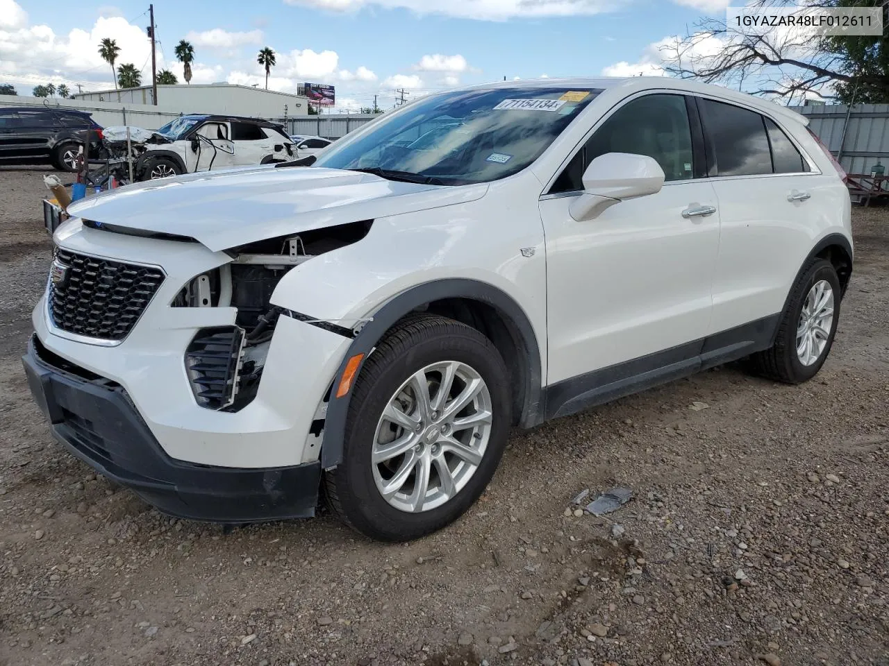 2020 Cadillac Xt4 Luxury VIN: 1GYAZAR48LF012611 Lot: 71154134