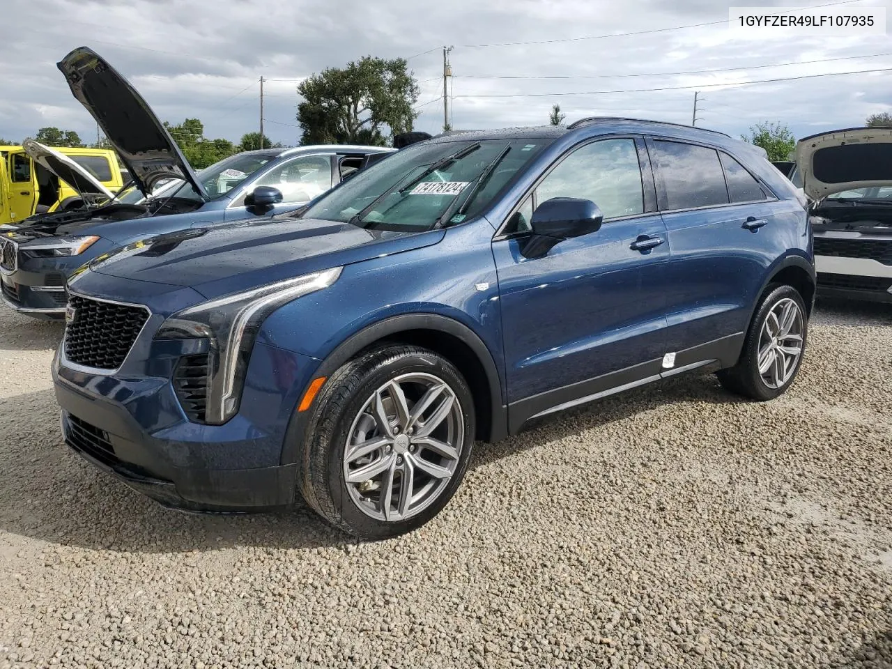 2020 Cadillac Xt4 Sport VIN: 1GYFZER49LF107935 Lot: 74178124