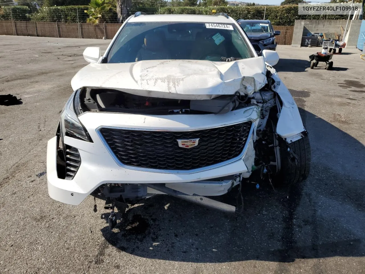 2020 Cadillac Xt4 Sport VIN: 1GYFZFR40LF109918 Lot: 74546724