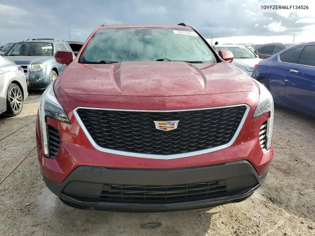 2020 Cadillac Xt4 Sport VIN: 1GYFZER46LF134526 Lot: 74916844