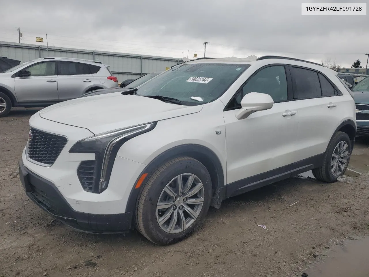 2020 Cadillac Xt4 Sport VIN: 1GYFZFR42LF091728 Lot: 78636144