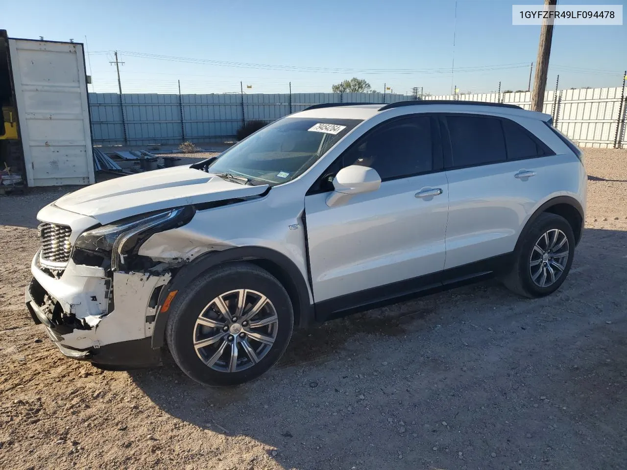 2020 Cadillac Xt4 Sport VIN: 1GYFZFR49LF094478 Lot: 79454264