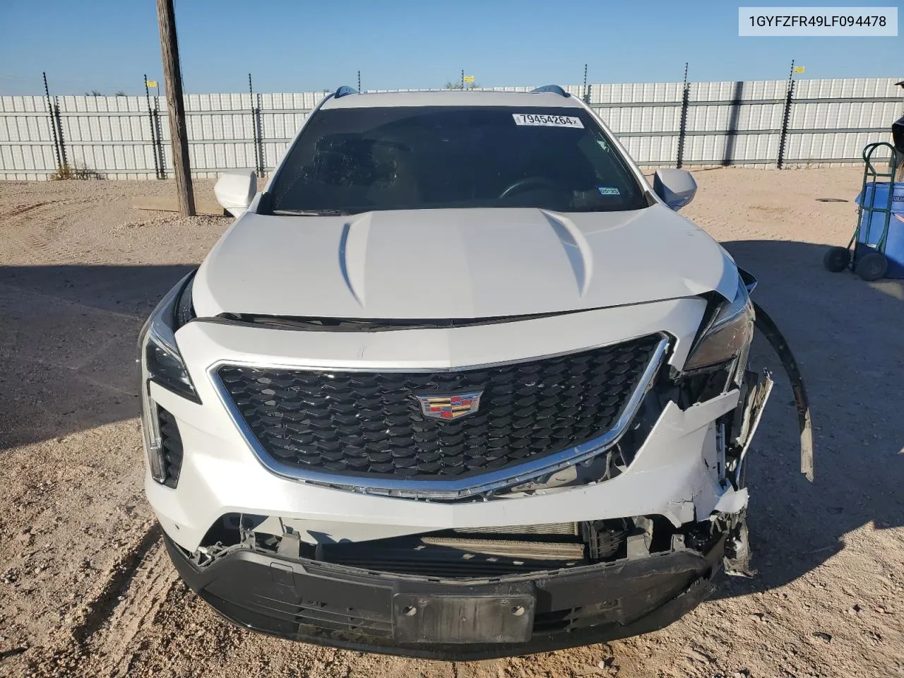 2020 Cadillac Xt4 Sport VIN: 1GYFZFR49LF094478 Lot: 79454264