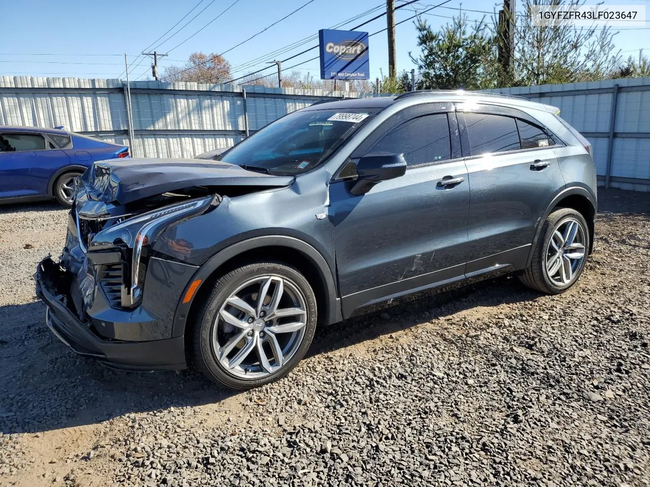 2020 Cadillac Xt4 Sport VIN: 1GYFZFR43LF023647 Lot: 79998744