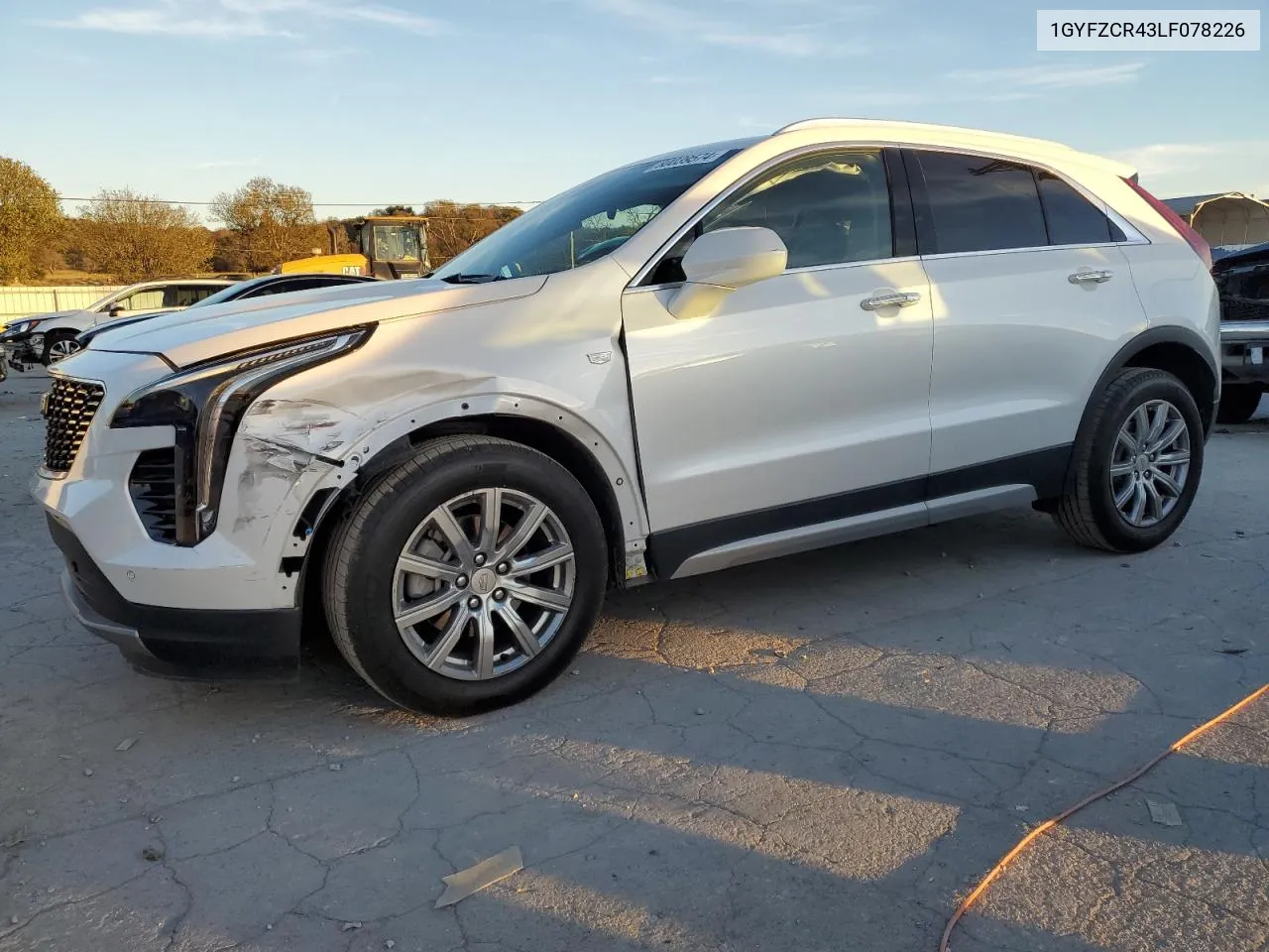 2020 Cadillac Xt4 Premium Luxury VIN: 1GYFZCR43LF078226 Lot: 80039574