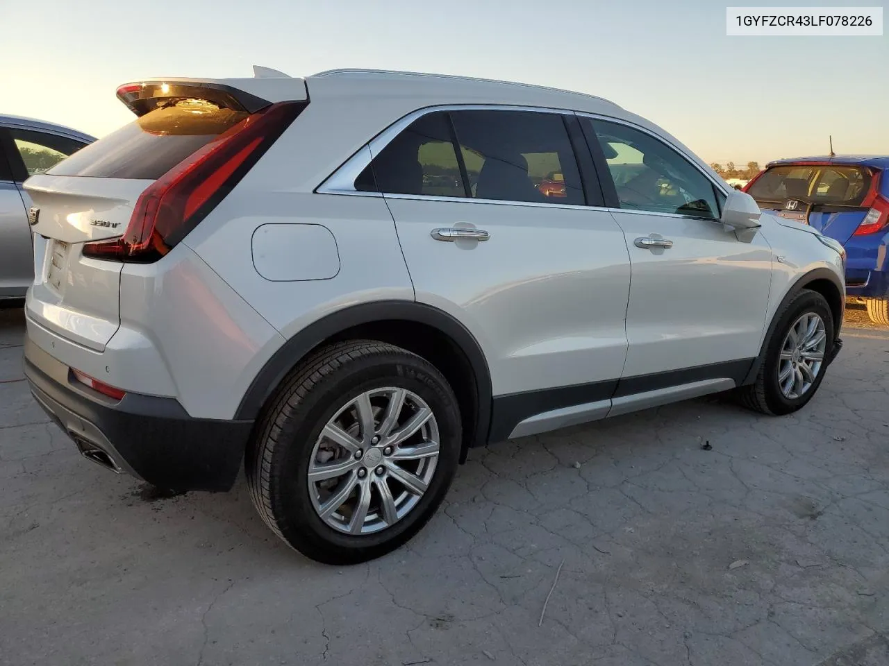 2020 Cadillac Xt4 Premium Luxury VIN: 1GYFZCR43LF078226 Lot: 80039574