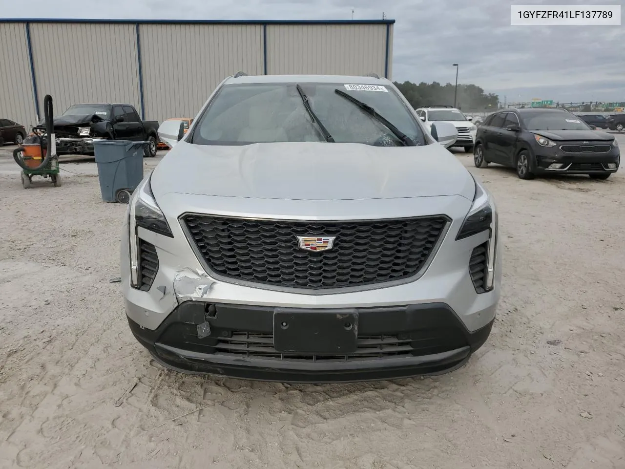 2020 Cadillac Xt4 Sport VIN: 1GYFZFR41LF137789 Lot: 80346934