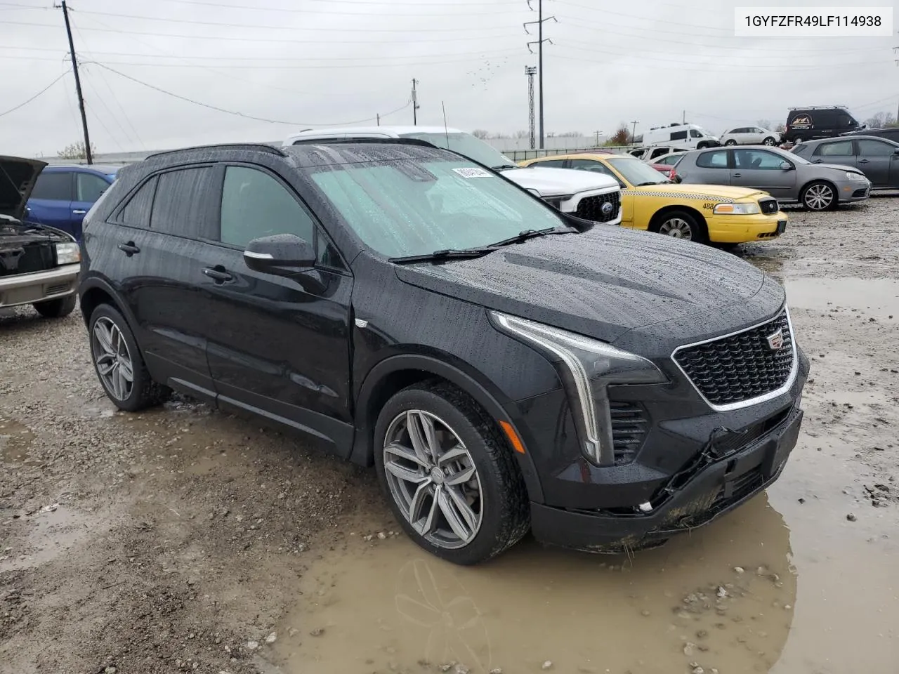 2020 Cadillac Xt4 Sport VIN: 1GYFZFR49LF114938 Lot: 80941244