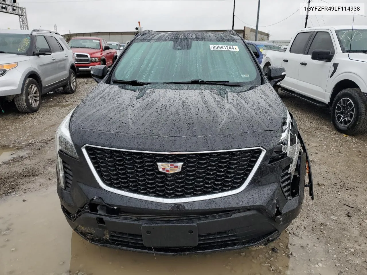 2020 Cadillac Xt4 Sport VIN: 1GYFZFR49LF114938 Lot: 80941244