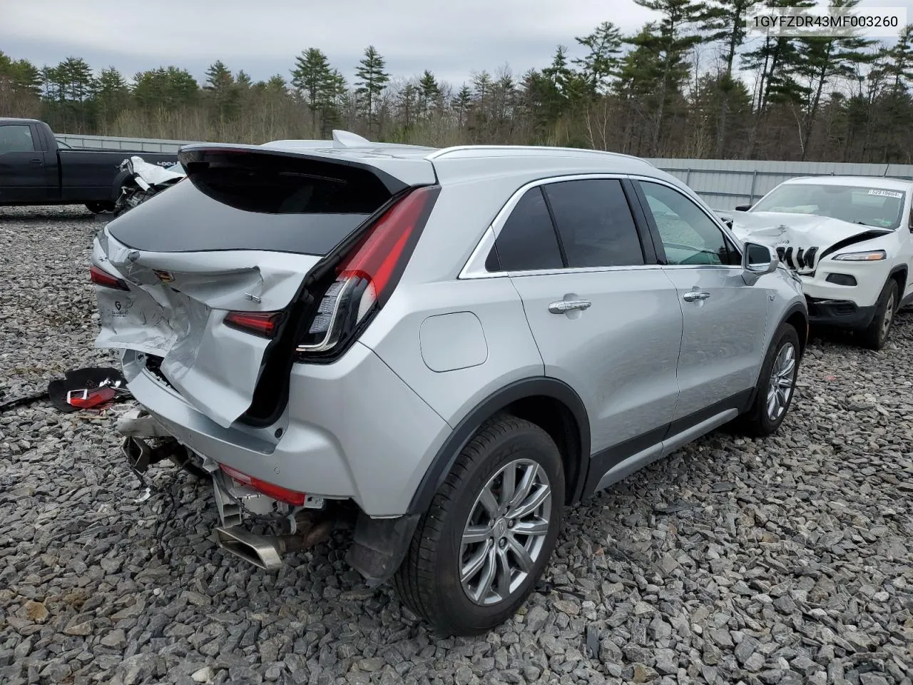 2021 Cadillac Xt4 Premium Luxury VIN: 1GYFZDR43MF003260 Lot: 53028344