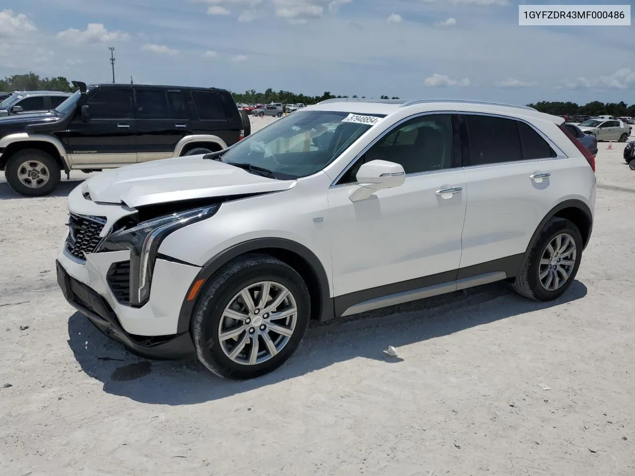 2021 Cadillac Xt4 Premium Luxury VIN: 1GYFZDR43MF000486 Lot: 57948854