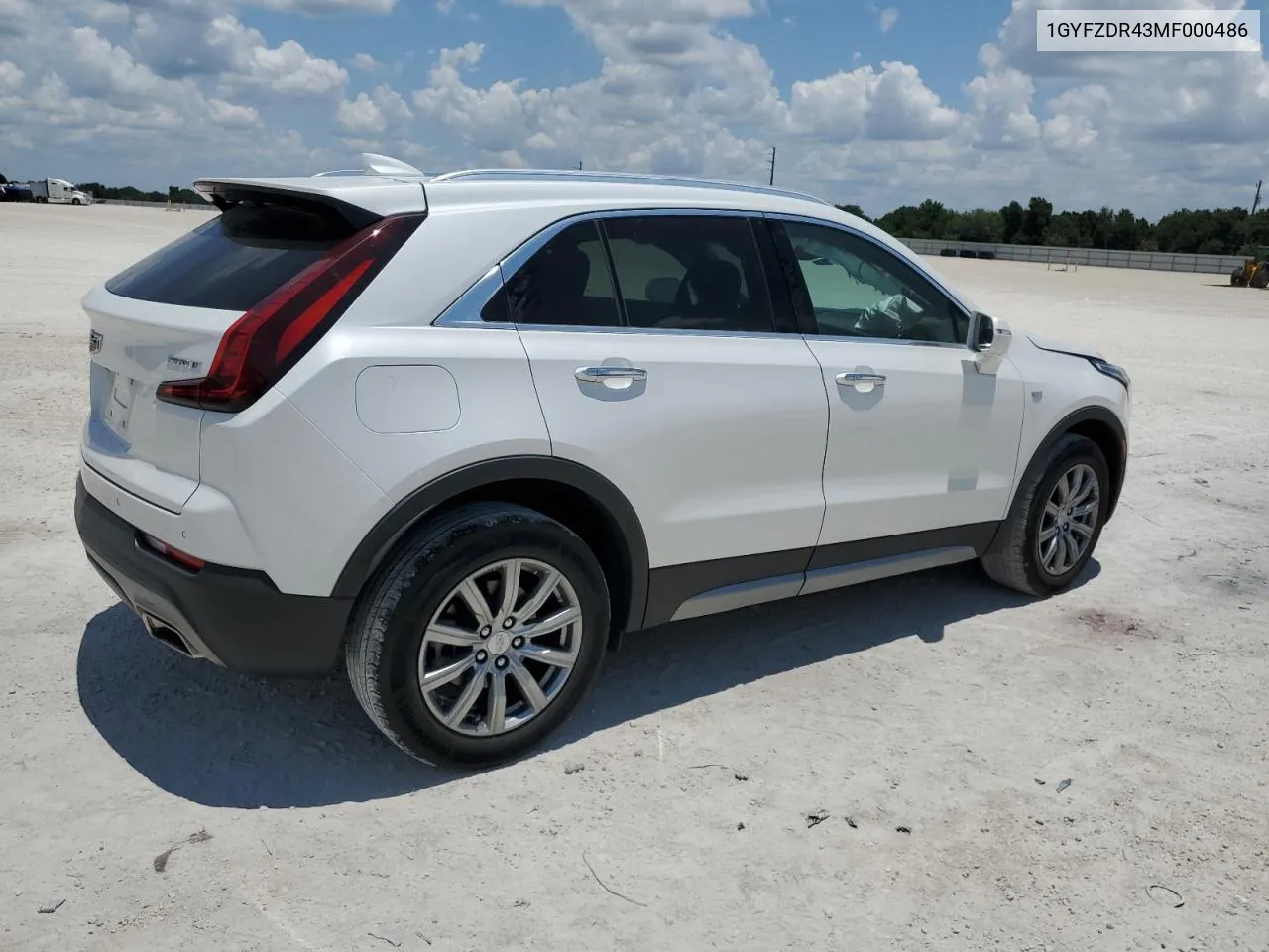 1GYFZDR43MF000486 2021 Cadillac Xt4 Premium Luxury