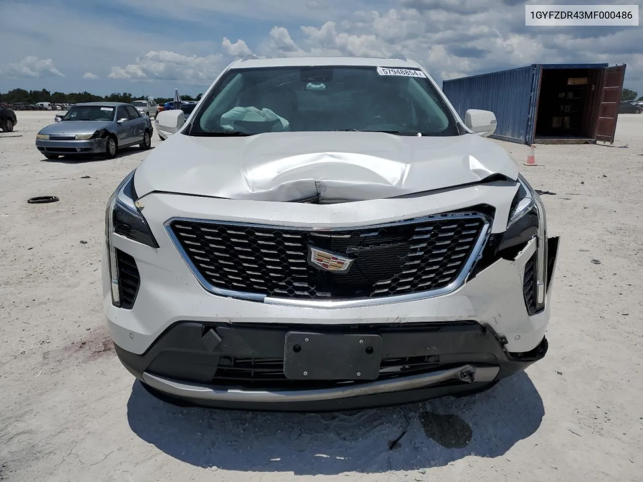 1GYFZDR43MF000486 2021 Cadillac Xt4 Premium Luxury