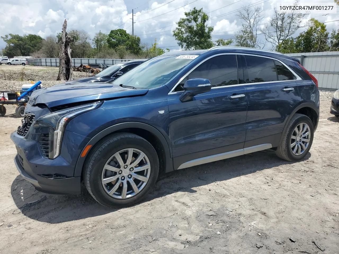 2021 Cadillac Xt4 Premium Luxury VIN: 1GYFZCR47MF001277 Lot: 60675524