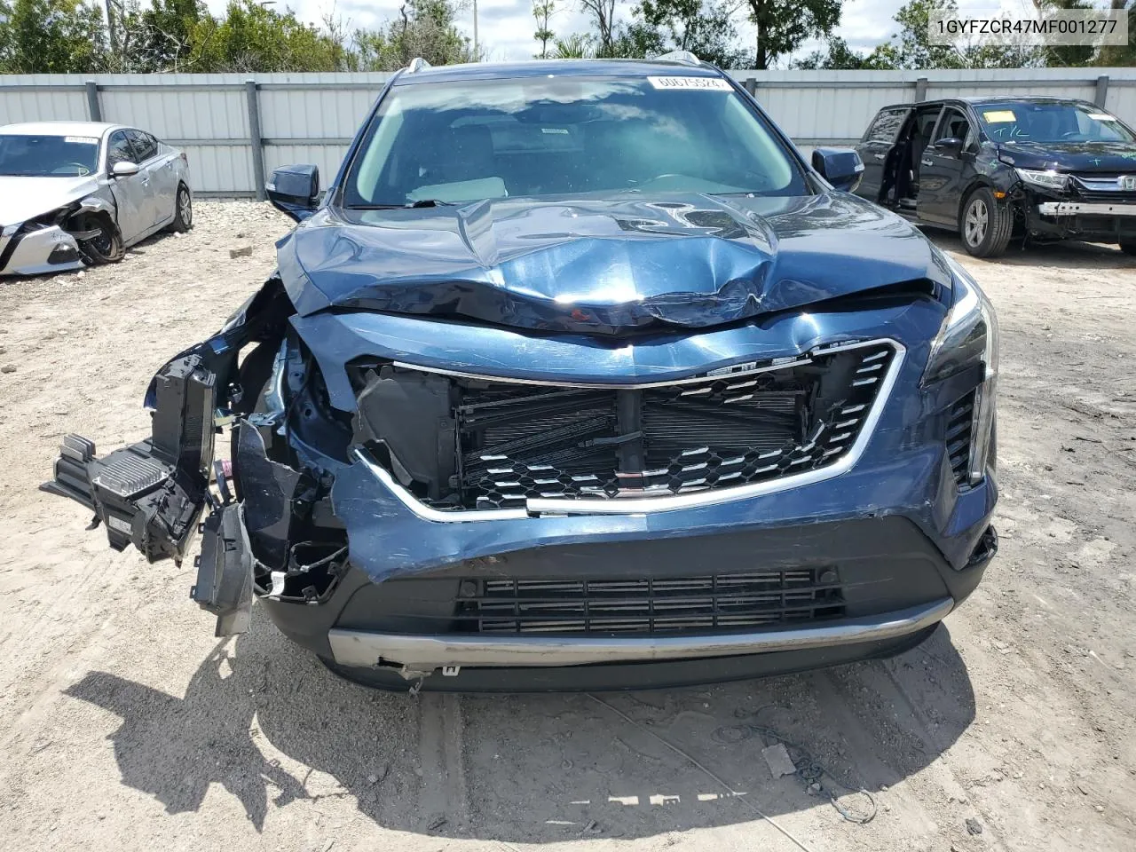 1GYFZCR47MF001277 2021 Cadillac Xt4 Premium Luxury