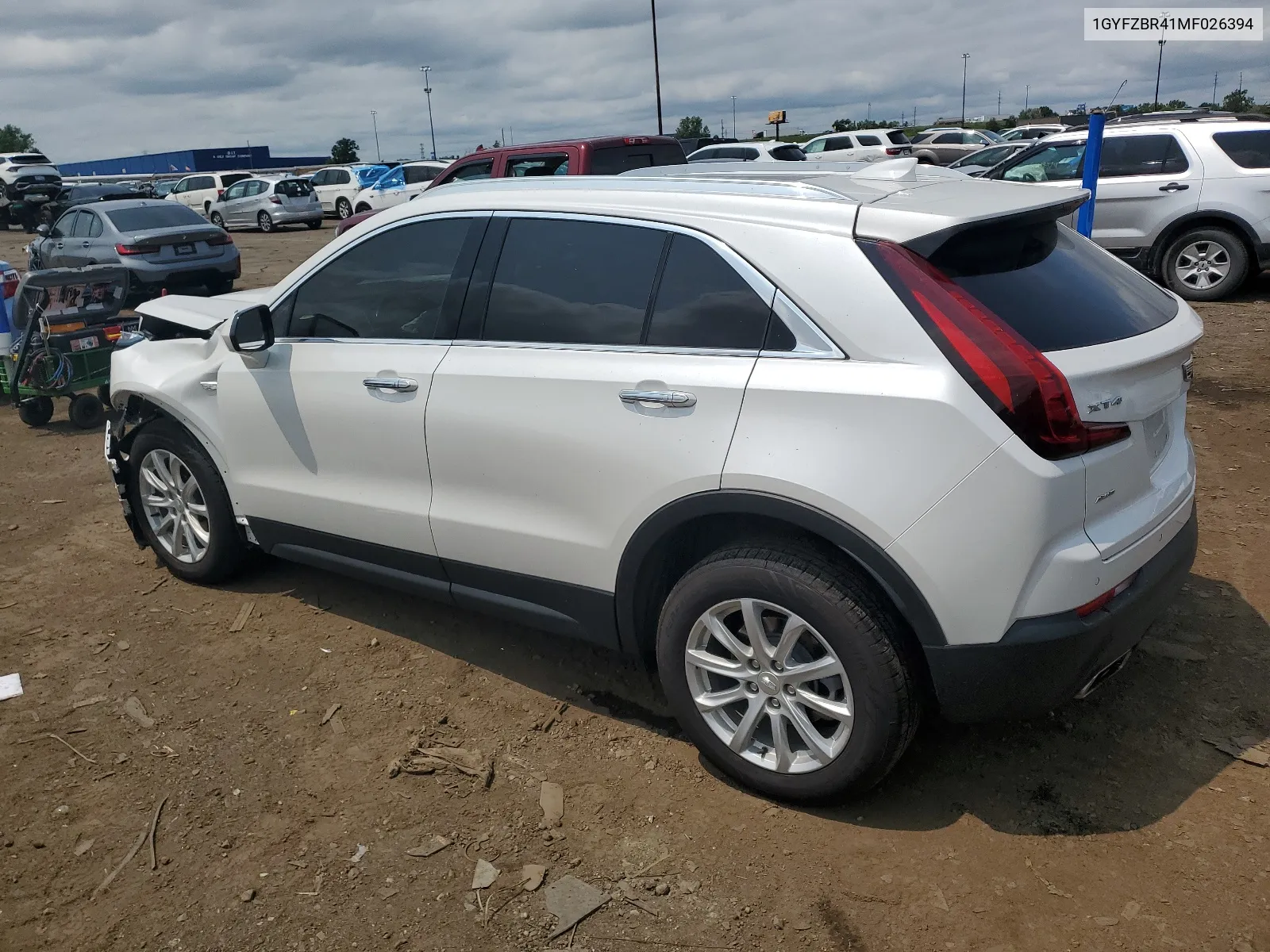 2021 Cadillac Xt4 Luxury VIN: 1GYFZBR41MF026394 Lot: 63956624