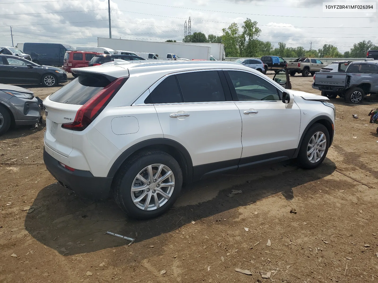 2021 Cadillac Xt4 Luxury VIN: 1GYFZBR41MF026394 Lot: 63956624