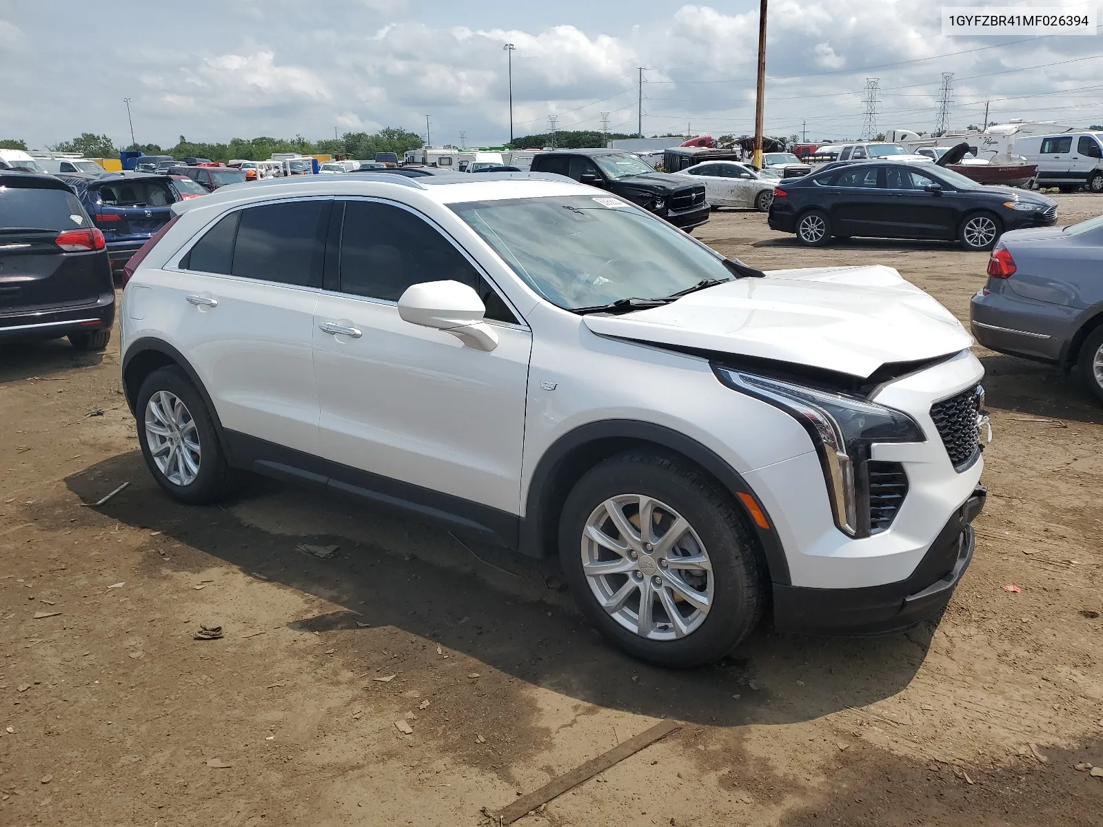 2021 Cadillac Xt4 Luxury VIN: 1GYFZBR41MF026394 Lot: 63956624