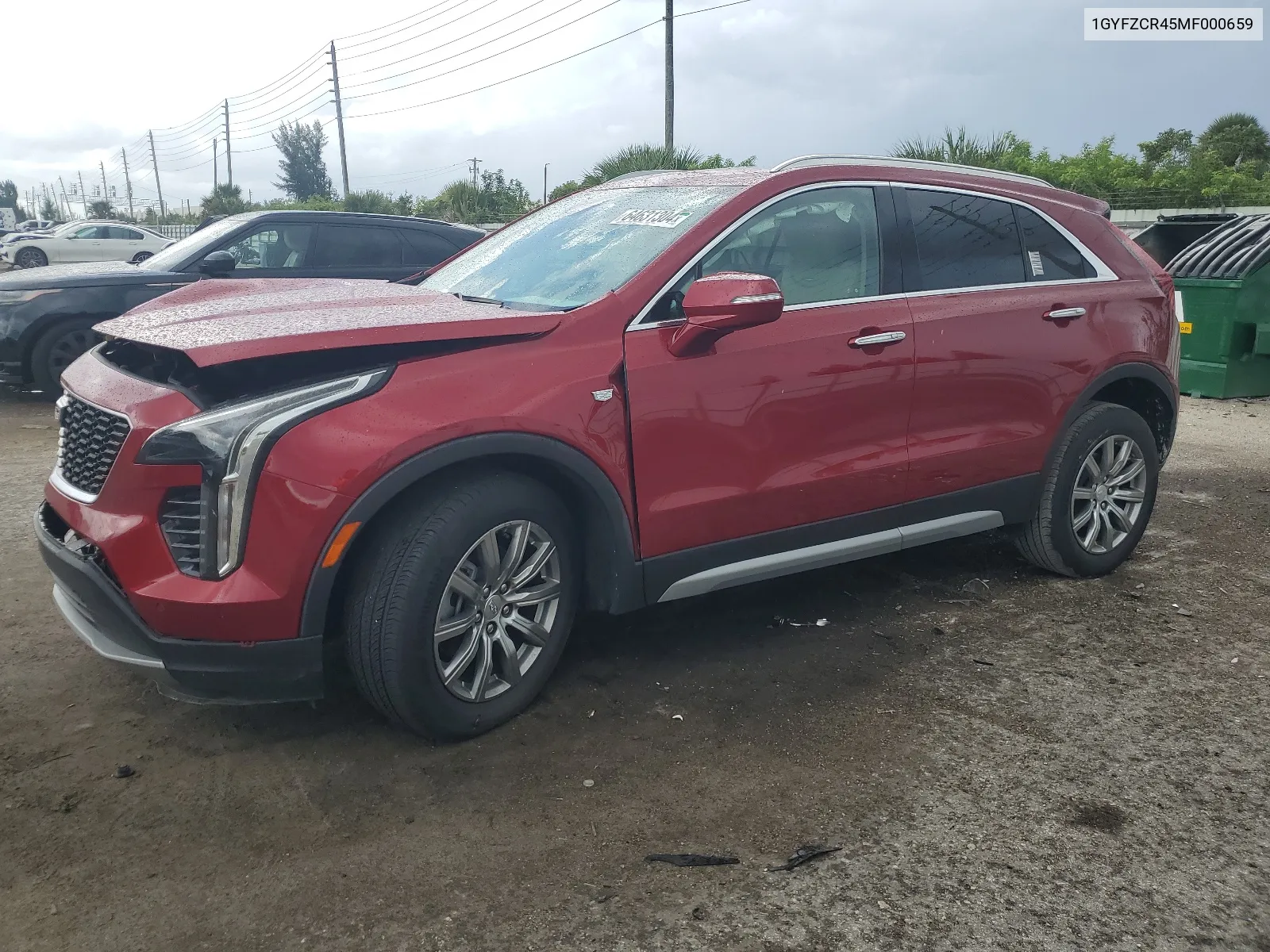 1GYFZCR45MF000659 2021 Cadillac Xt4 Premium Luxury