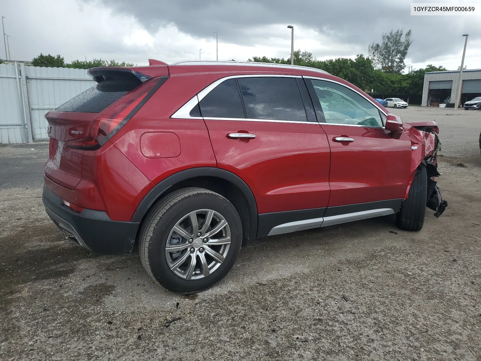 1GYFZCR45MF000659 2021 Cadillac Xt4 Premium Luxury