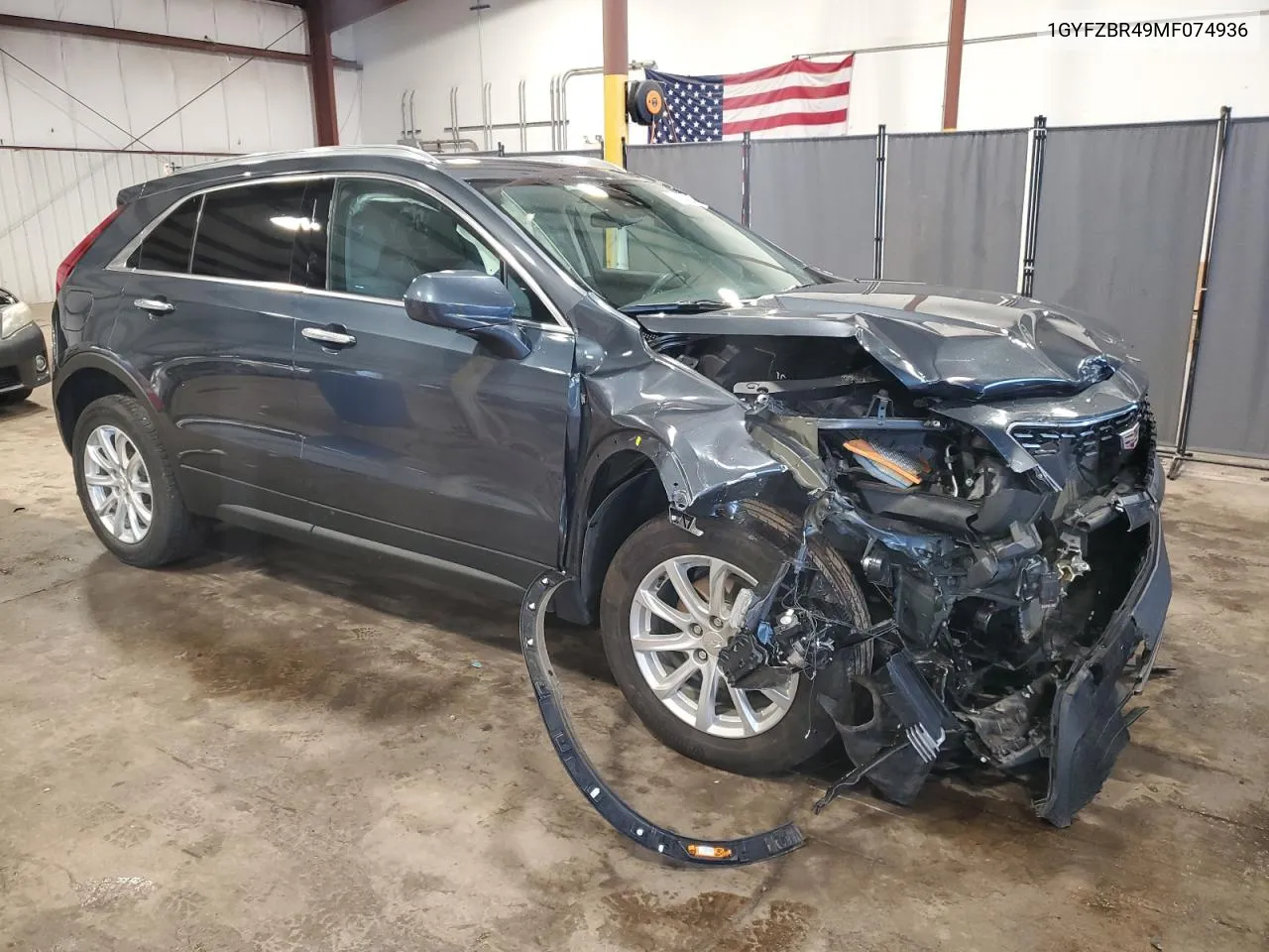 2021 Cadillac Xt4 Luxury VIN: 1GYFZBR49MF074936 Lot: 66884034