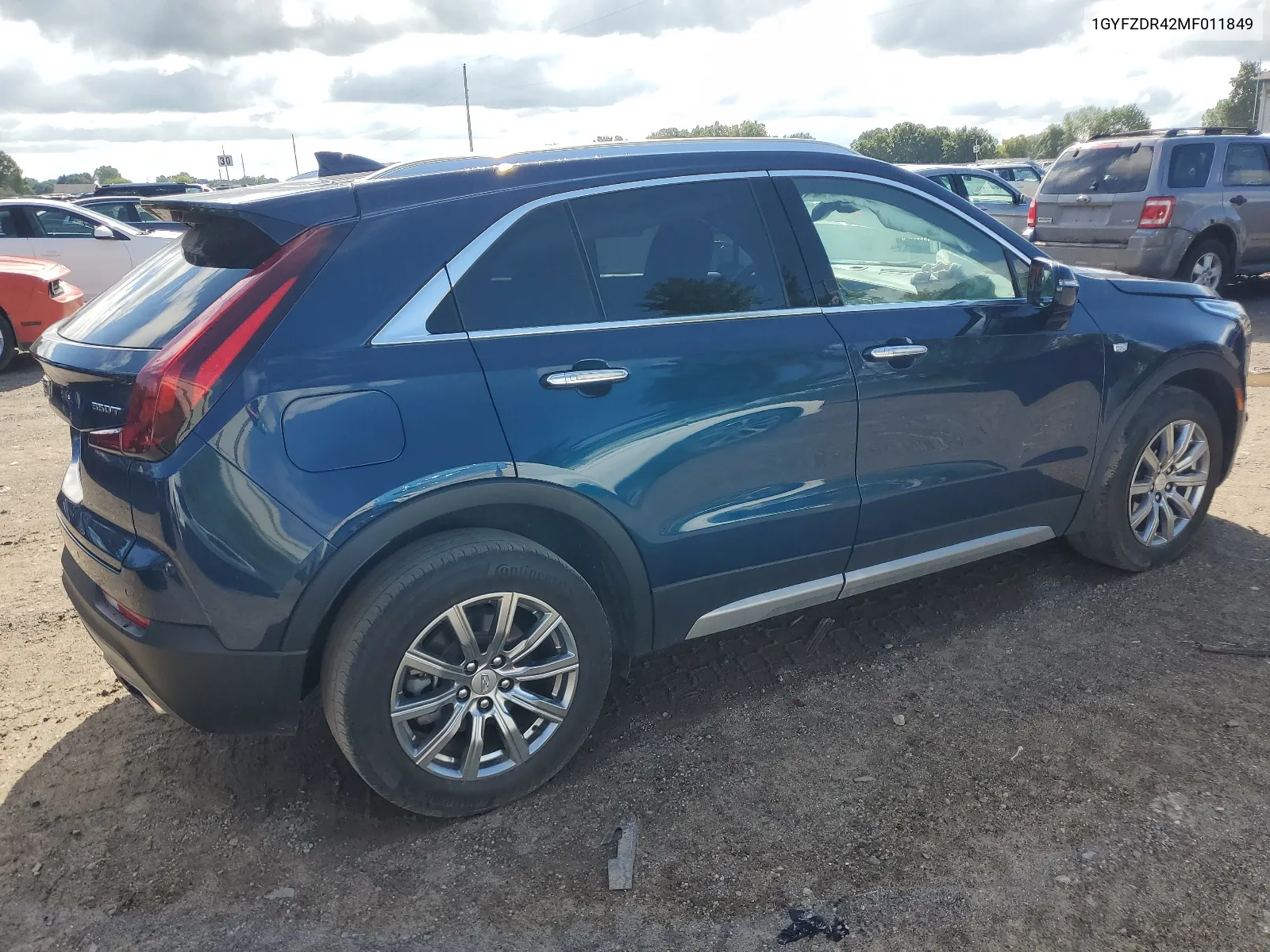 1GYFZDR42MF011849 2021 Cadillac Xt4 Premium Luxury