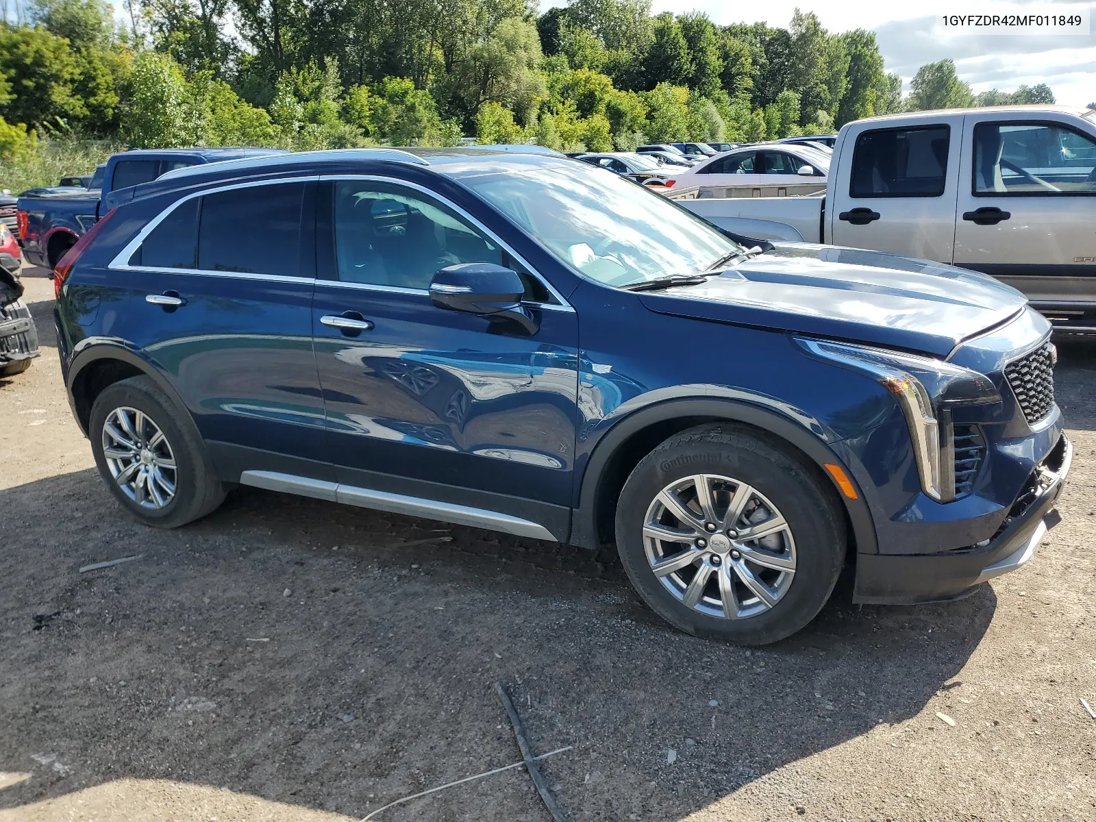 2021 Cadillac Xt4 Premium Luxury VIN: 1GYFZDR42MF011849 Lot: 67074574