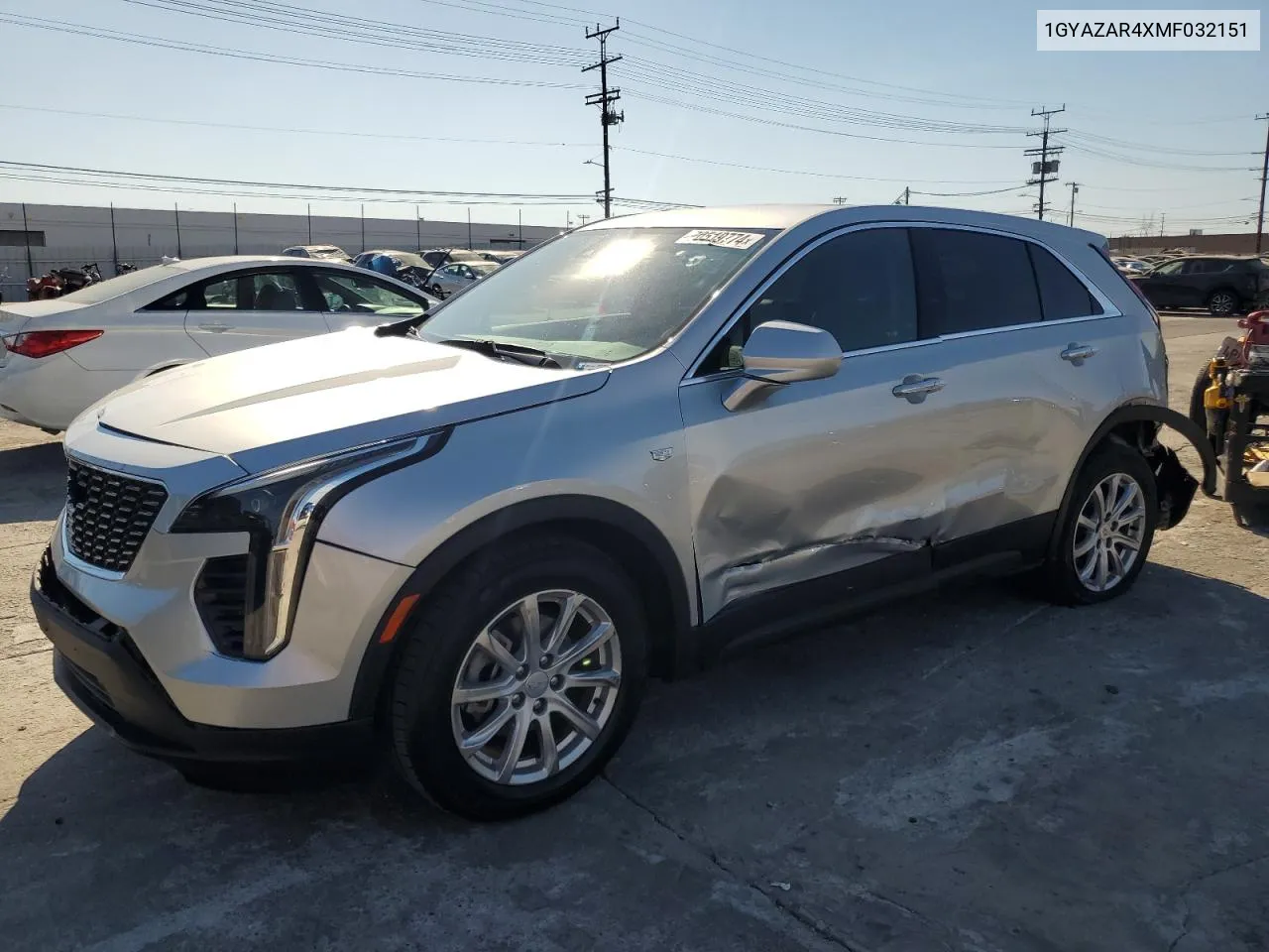 1GYAZAR4XMF032151 2021 Cadillac Xt4 Luxury