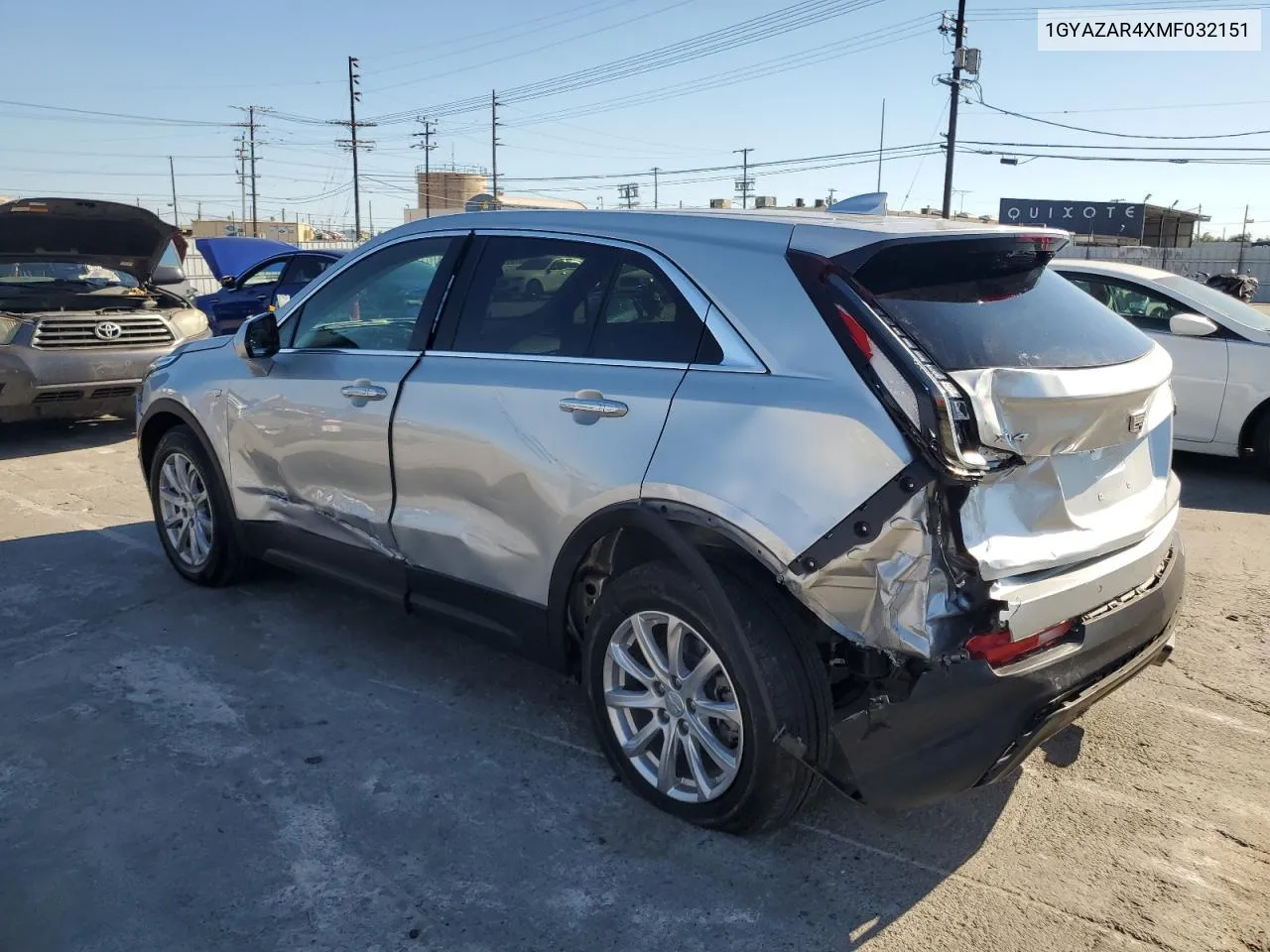 1GYAZAR4XMF032151 2021 Cadillac Xt4 Luxury