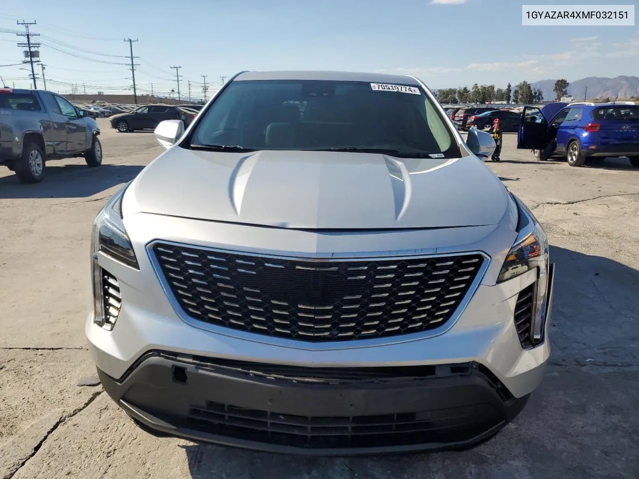 1GYAZAR4XMF032151 2021 Cadillac Xt4 Luxury