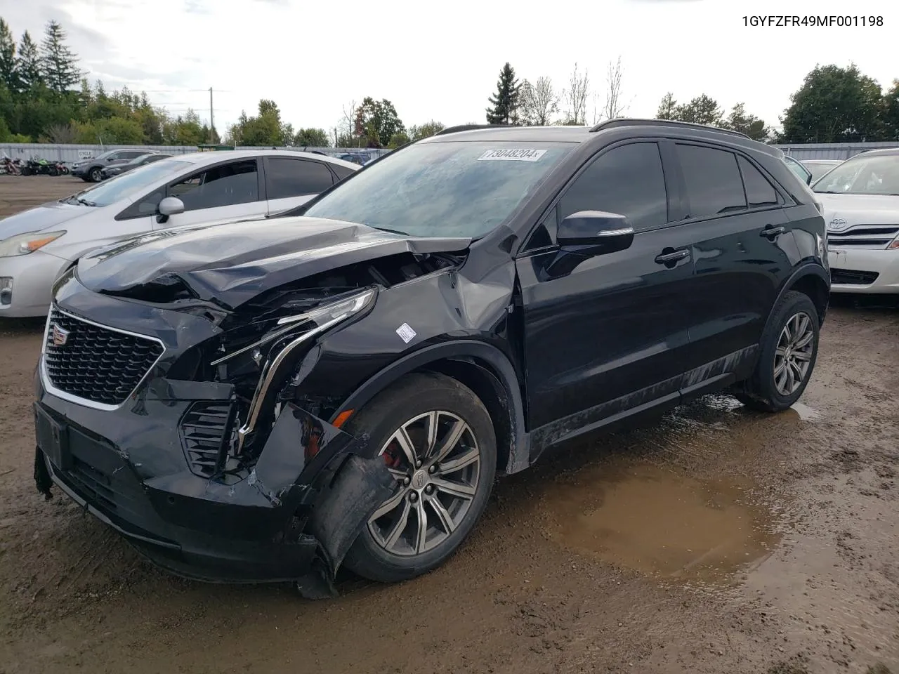 2021 Cadillac Xt4 Sport VIN: 1GYFZFR49MF001198 Lot: 73048204