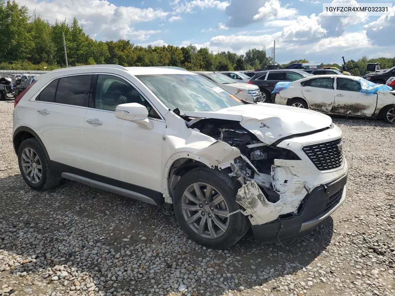 2021 Cadillac Xt4 Premium Luxury VIN: 1GYFZCR4XMF032331 Lot: 73733784