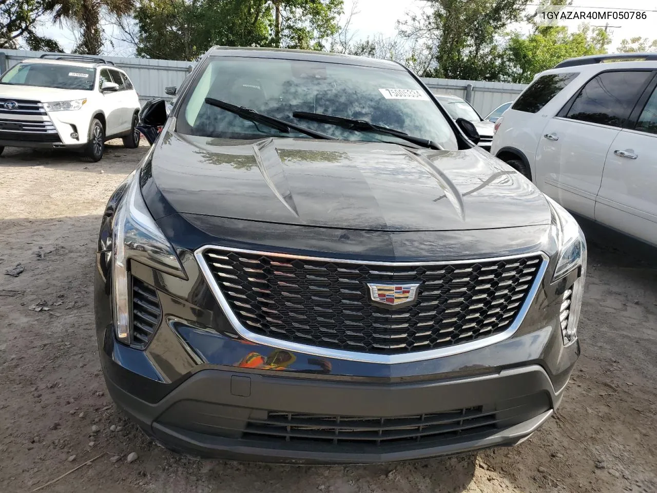 2021 Cadillac Xt4 Luxury VIN: 1GYAZAR40MF050786 Lot: 75005334