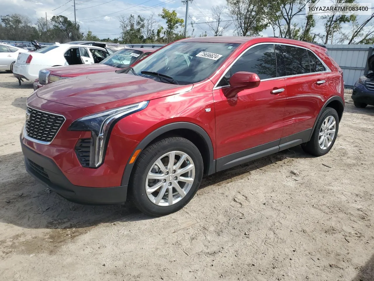 2021 Cadillac Xt4 Luxury VIN: 1GYAZAR47MF083400 Lot: 75696624