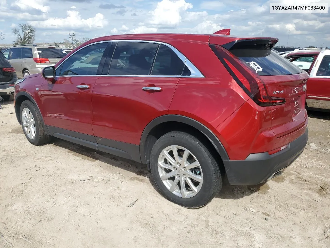 2021 Cadillac Xt4 Luxury VIN: 1GYAZAR47MF083400 Lot: 75696624