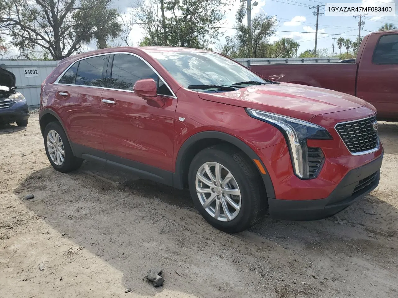 2021 Cadillac Xt4 Luxury VIN: 1GYAZAR47MF083400 Lot: 75696624