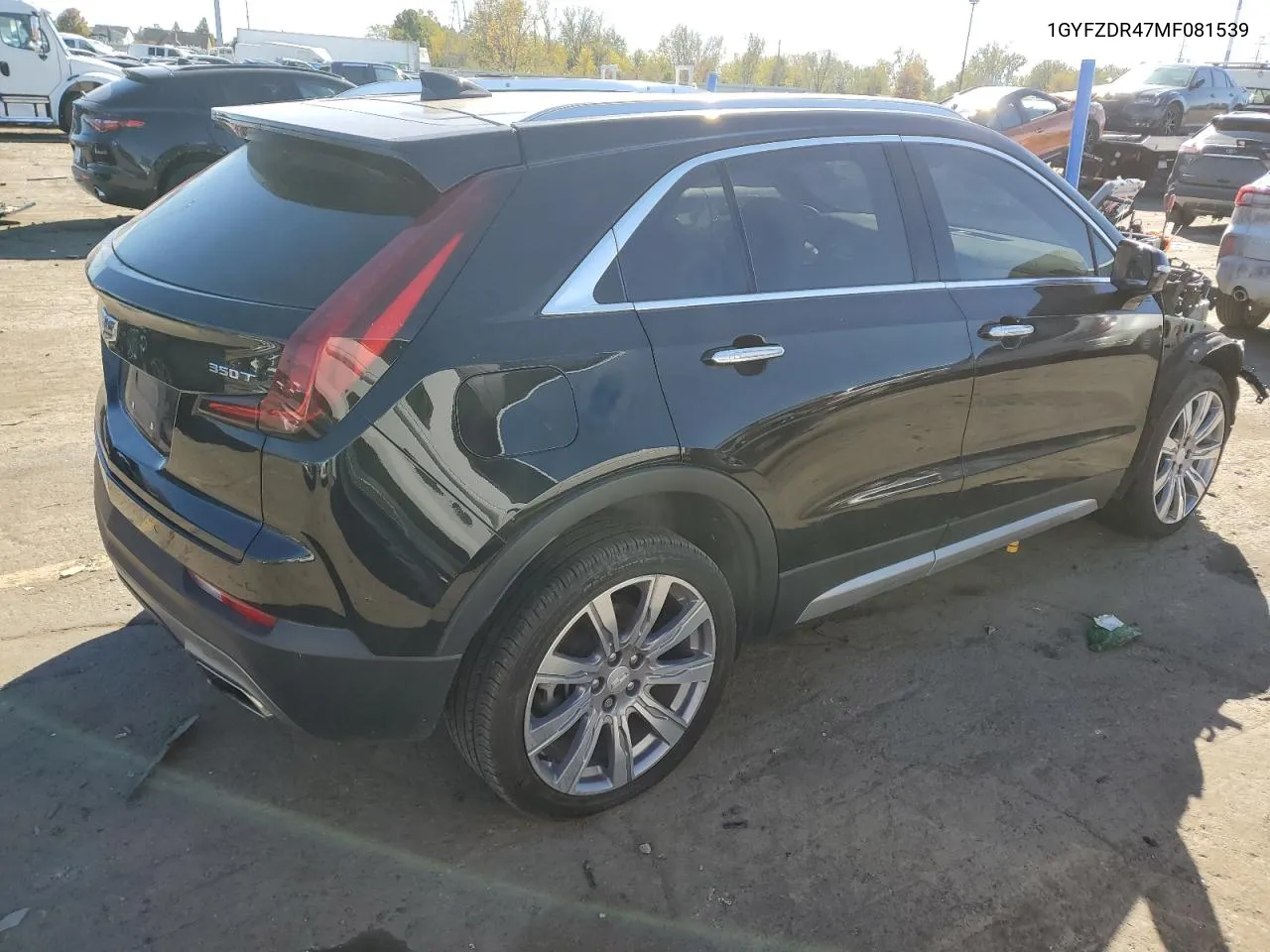 2021 Cadillac Xt4 Premium Luxury VIN: 1GYFZDR47MF081539 Lot: 76033214