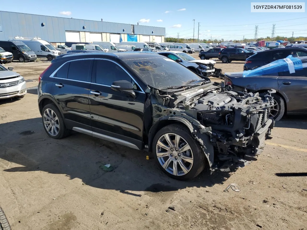 2021 Cadillac Xt4 Premium Luxury VIN: 1GYFZDR47MF081539 Lot: 76033214