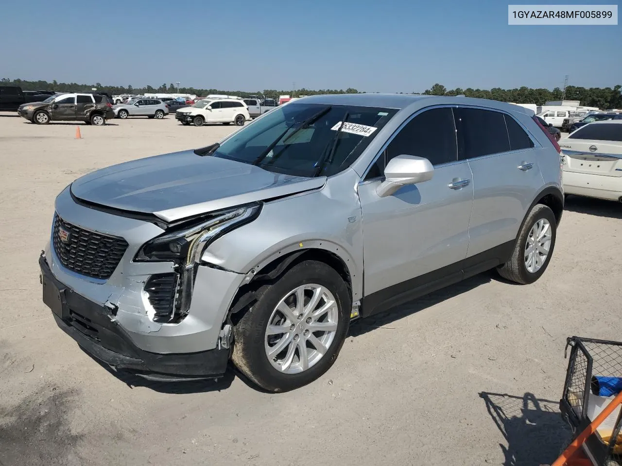 2021 Cadillac Xt4 Luxury VIN: 1GYAZAR48MF005899 Lot: 76332284