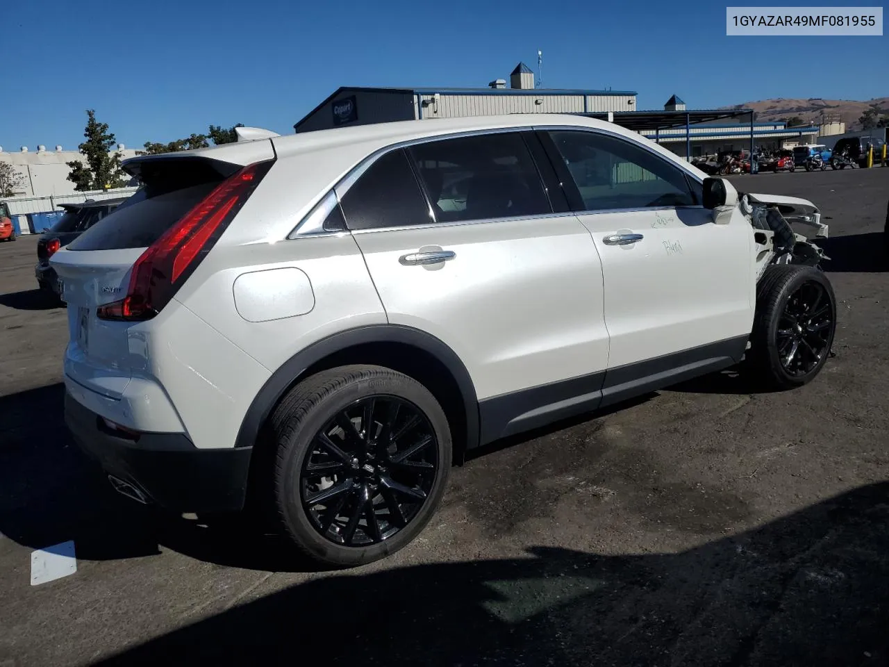 2021 Cadillac Xt4 Luxury VIN: 1GYAZAR49MF081955 Lot: 76611074