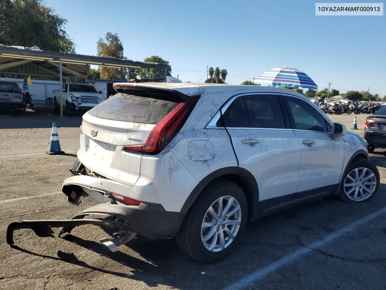 2021 Cadillac Xt4 Luxury VIN: 1GYAZAR46MF000913 Lot: 77698564